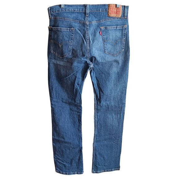 34x34 Levis 527 Bootcut Mens Jeans Blue Denim Mid-Rise Classic Fit - Picture 2 of 7